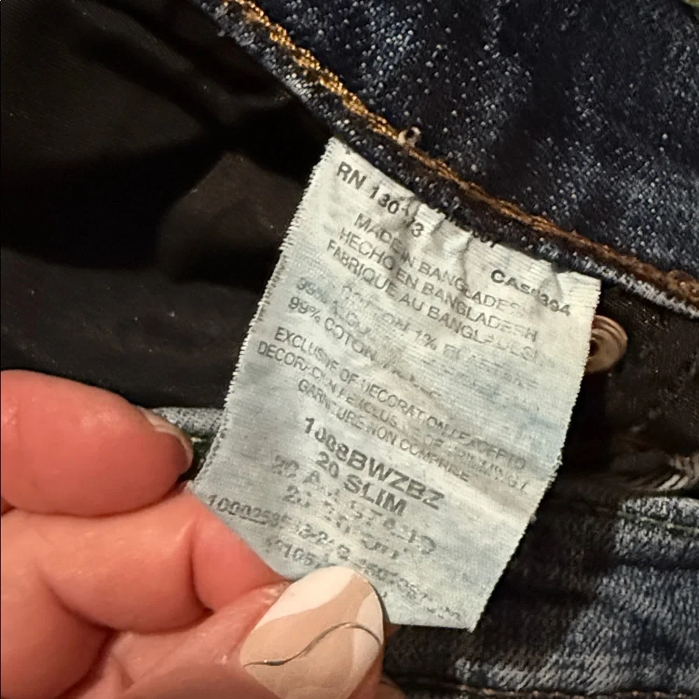 Wrangler Retro Slim Straight Jeans Size 20 Slim